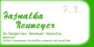 hajnalka neumeyer business card